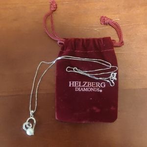 Pearl heart silver necklace Halzberg